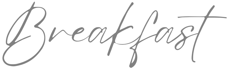 Breakfast font